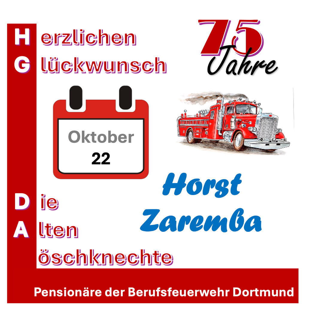 22.10. Horst Zaremba