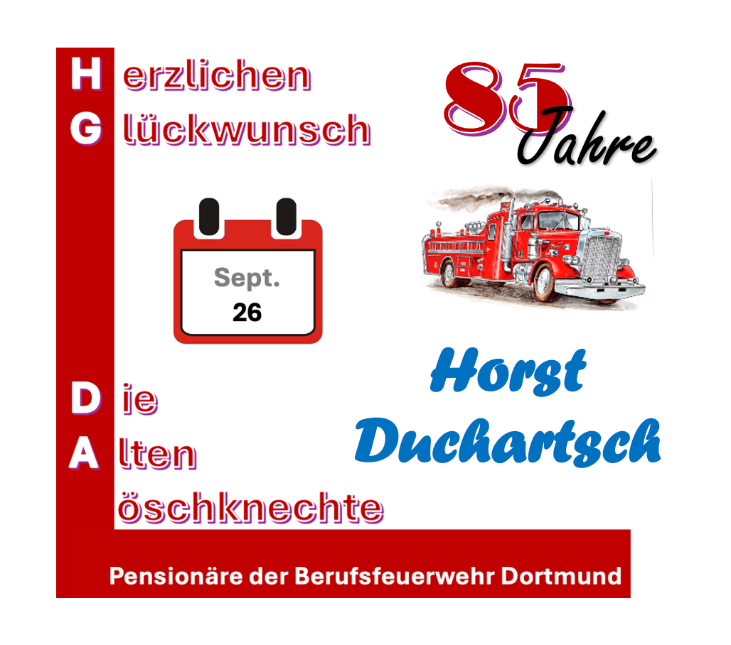 26.09. Horst Duschartsch