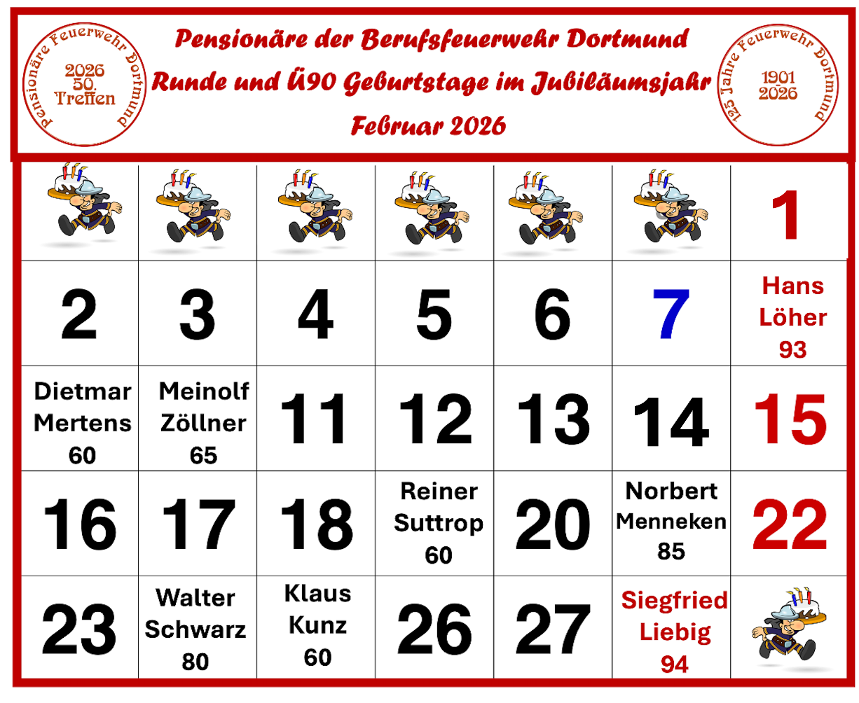 Kalender februar 2026