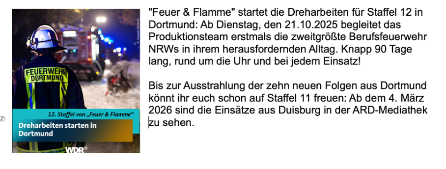 feuer und flamme