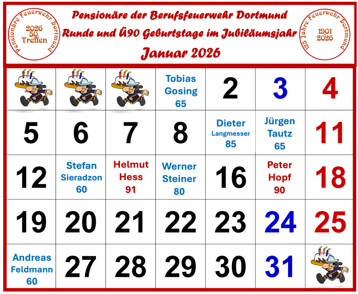 Kalender Januar 26